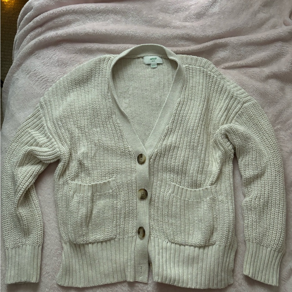 Cream aerie sweater!